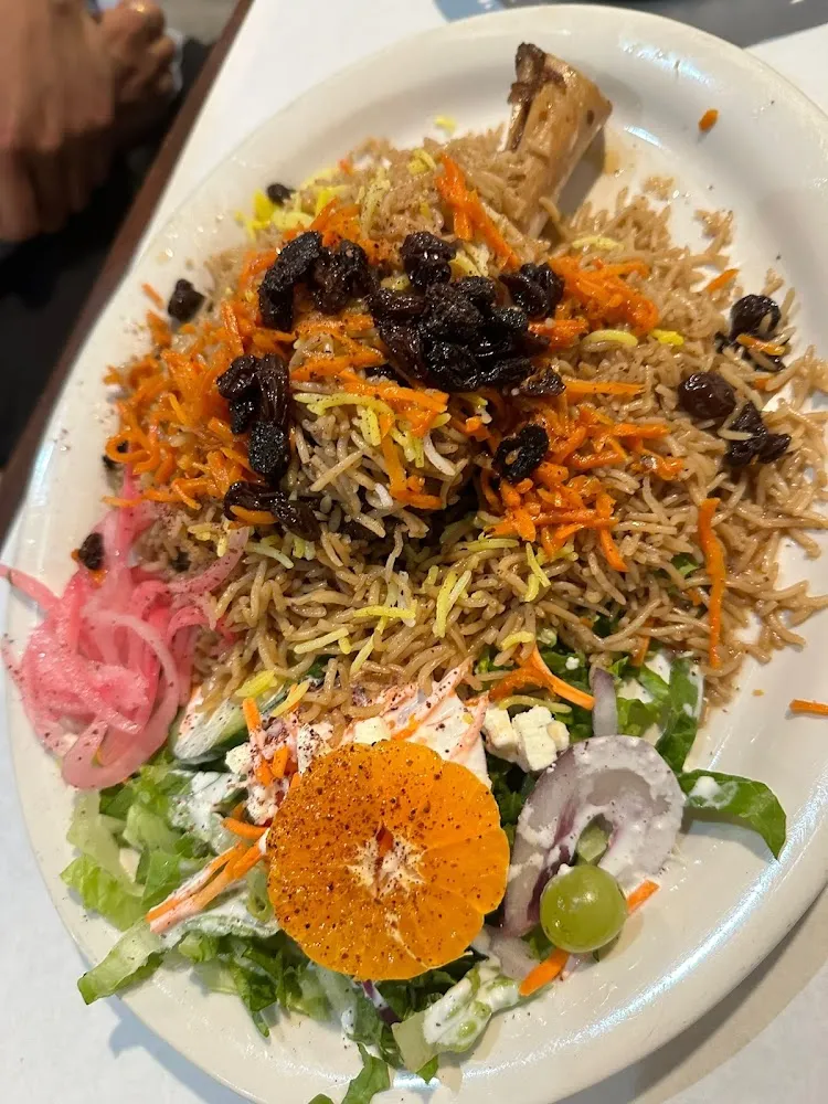 Kabuli Pulao with Lamb Shank